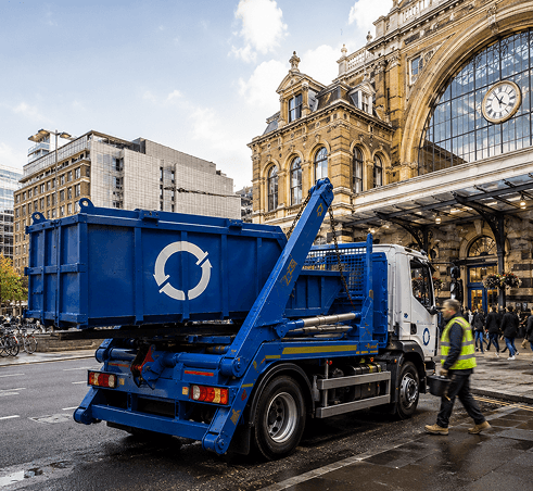Skip hire delivery serving Hackney E8